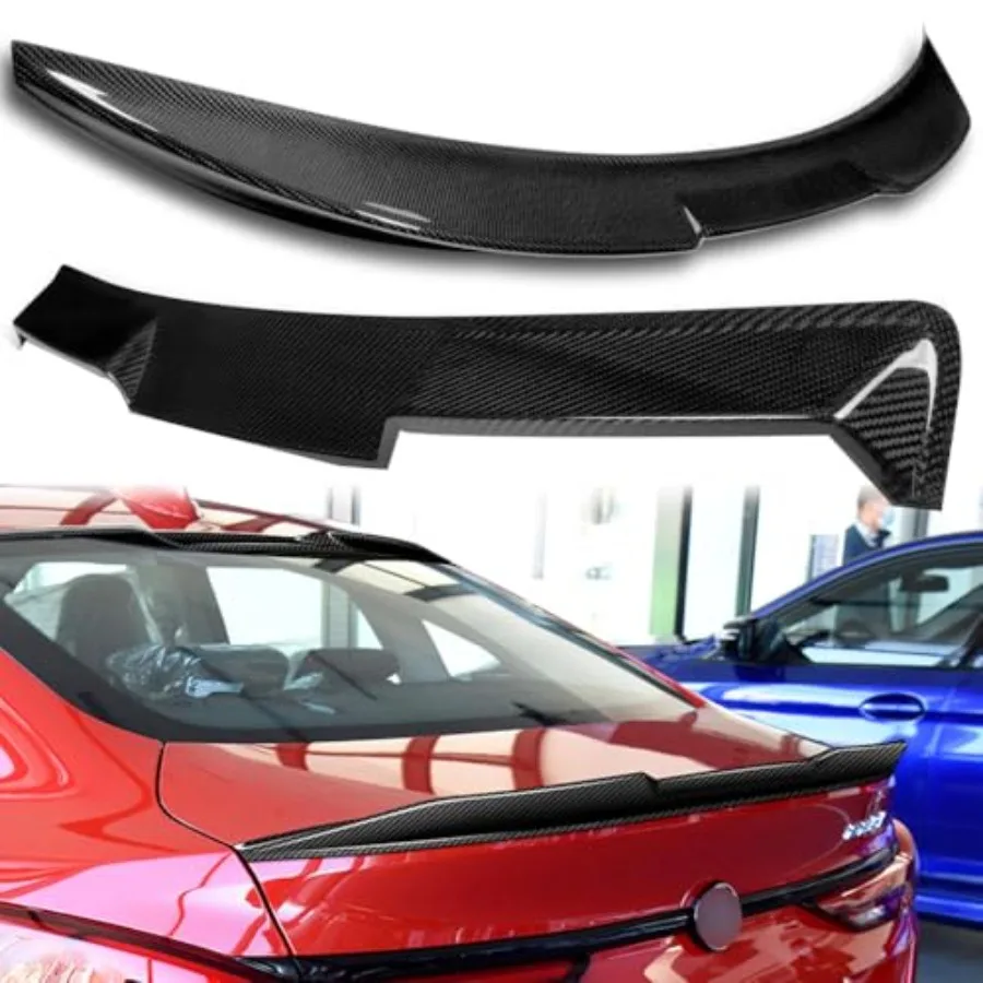 

Carbon Fiber Trunk Spoiler Wing + Rear Roof Diffuser Spoiler Wing for 2020-2024 BMW F44 2-Series 220i 228i M235i Gran Coupe 4-D