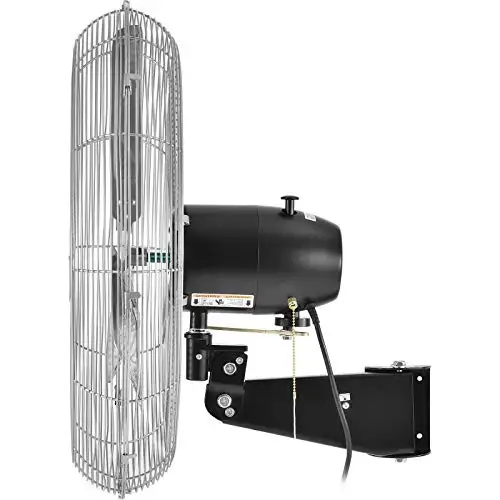 Deluxe Oscillating Wall Mount Fan, 24