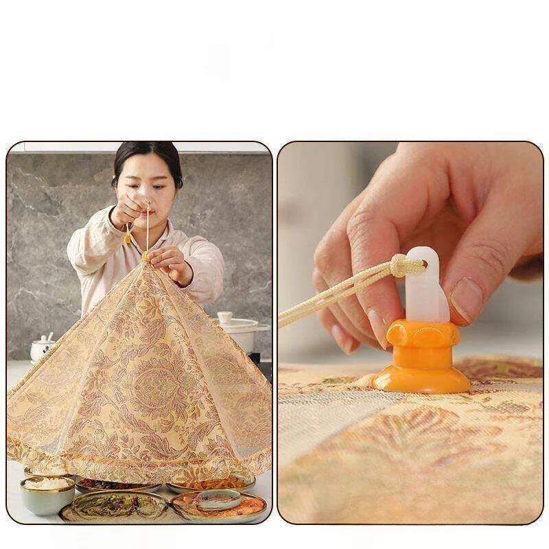 2026 New Style Stackable Mesh Vegetable Cover Kitchen Table Leftover Rice Fly Mosquito Proof Dust Cover Home Use