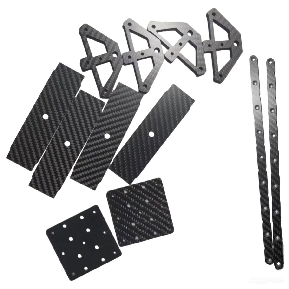 Carbon Fiber Panel Sheet Plate CNC Cutting Carbon Board Process Customized FPV Frame Drone Arm Robot Part RC Car Accessary