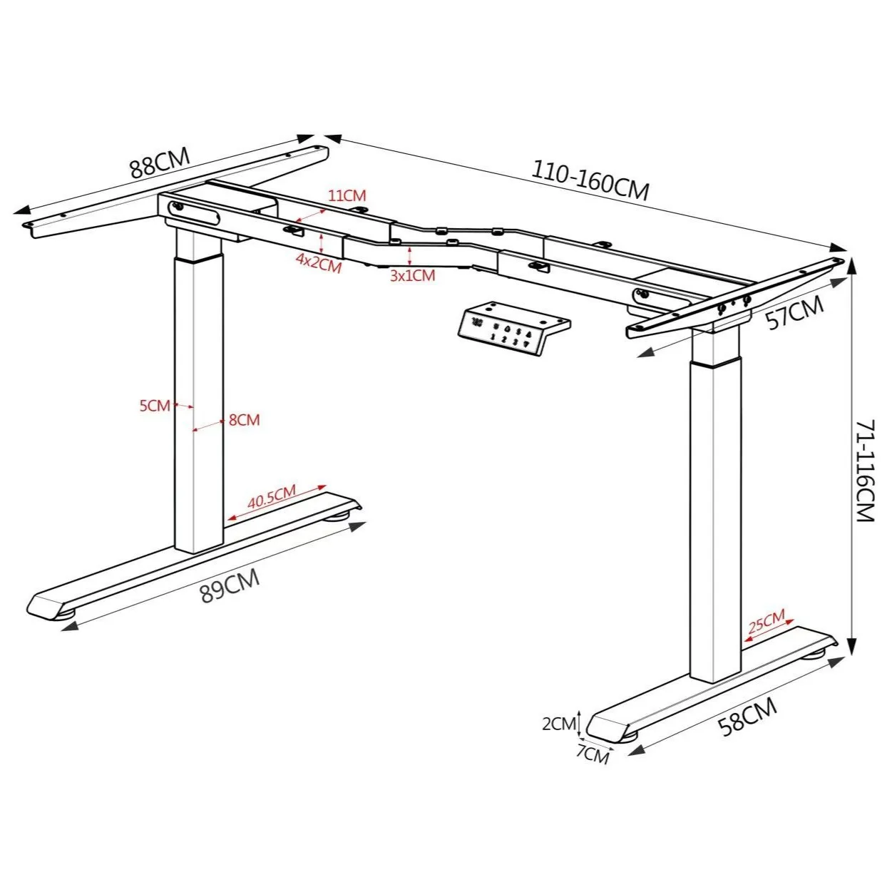 Corner Electric Lifting Table Duckbill Home Study Desk L Workbench Corner Computer Desk Lifting Desk