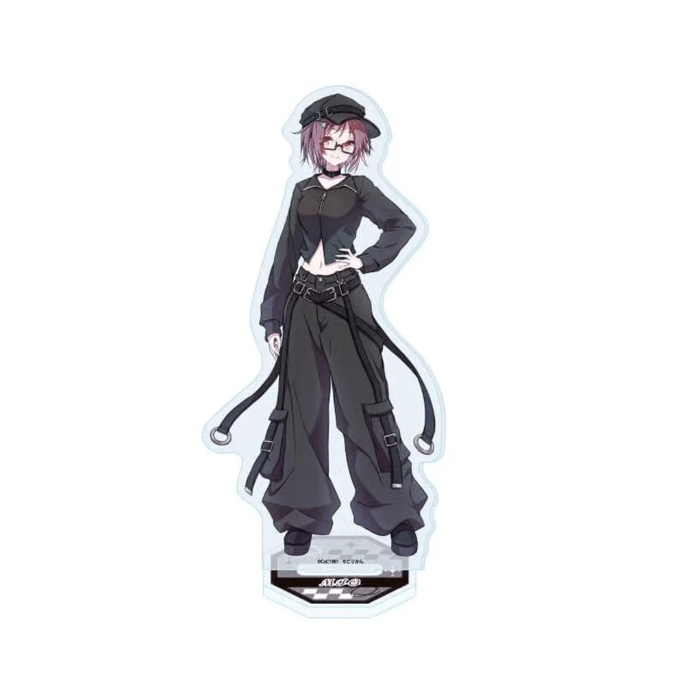 Nameless Cult Shinozaki Mio 15cm Acrylic Stand Keychain Punk Streetwear Glasses Girl Tabletop Ornament Desk Room Decor Figure