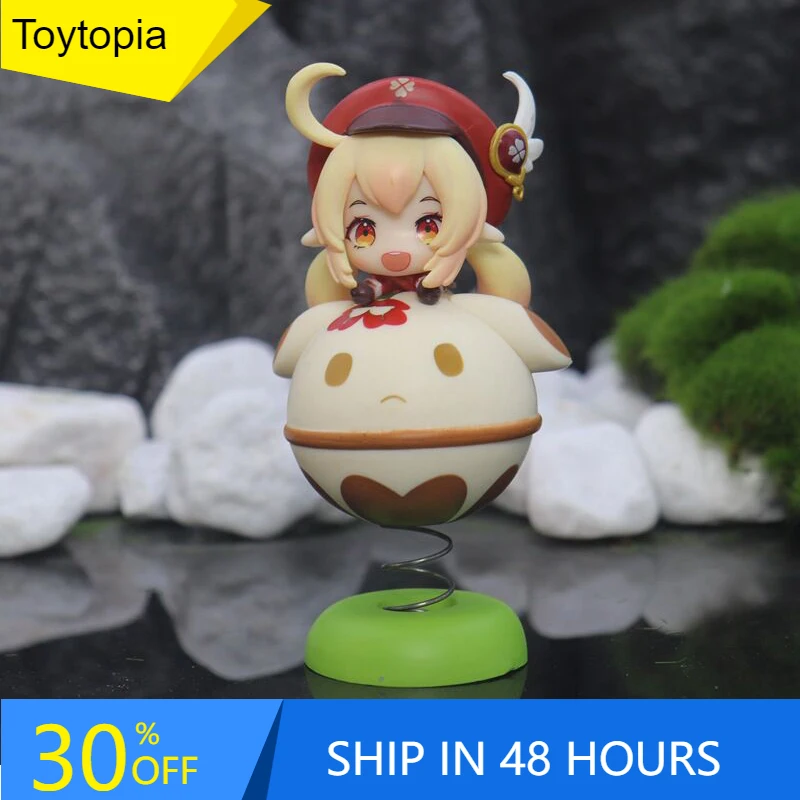 

Genshin Impact Figure 11.5cm Q Version Klee Furina Cute Anime Games Car Toys Room Desktop Ornaments Children Toys Holiday Gifts