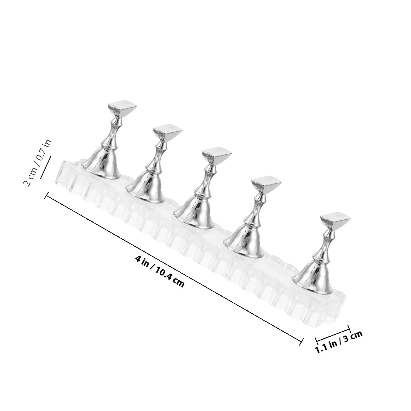 1Set Nail Practice Stand Press on Holder for Beginners Manicure Training Display Accessories Nail Stand Nails Supply