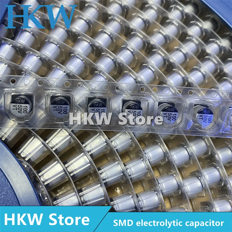 10pcs SMD Aluminum Electrolytic Capacitor  10V 16V 25V 35V 50V 63V 100V1UF 10UF 22UF 33UF 47UF 100UF 220UF 470UF 1000UF Original