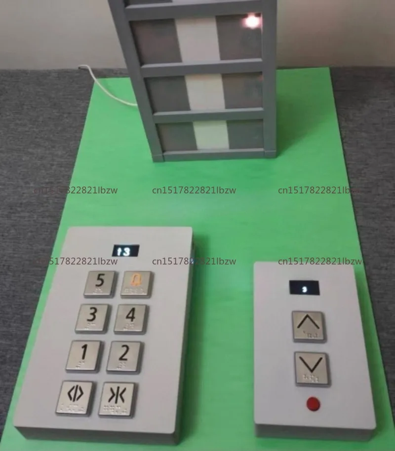 Simulation Elevator Button Panel Toy, DIY Interior & Call Button with Sound - Realistic Educational Hands-on Craft for Kids