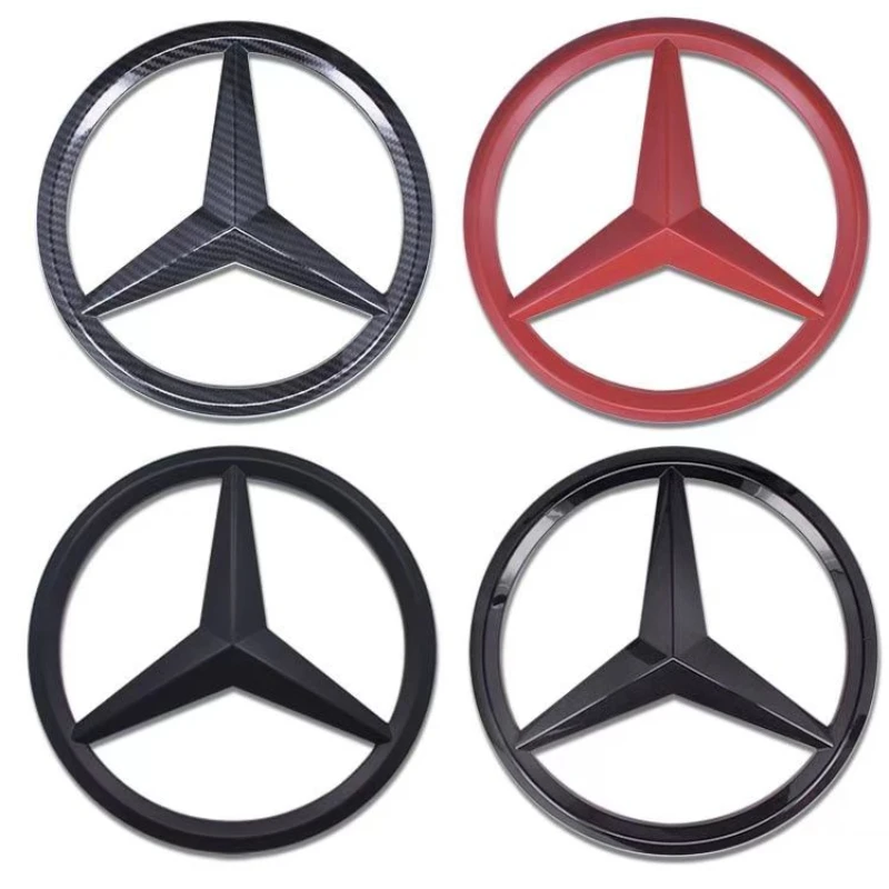 Car Front Hood Grille Badge Decoration Cover Sticker for Mercedes Benz AMG W108 W124 W126 W140 W168 W169 W176 W177 W190 W201 GLA