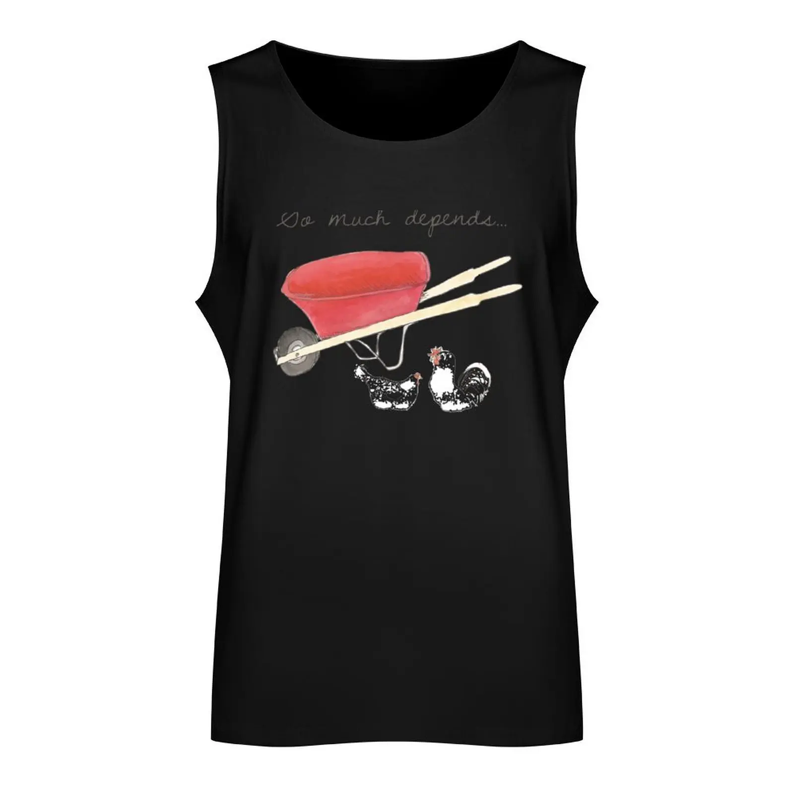 So Much Depends Tank Top anime gym Men's t-shirts