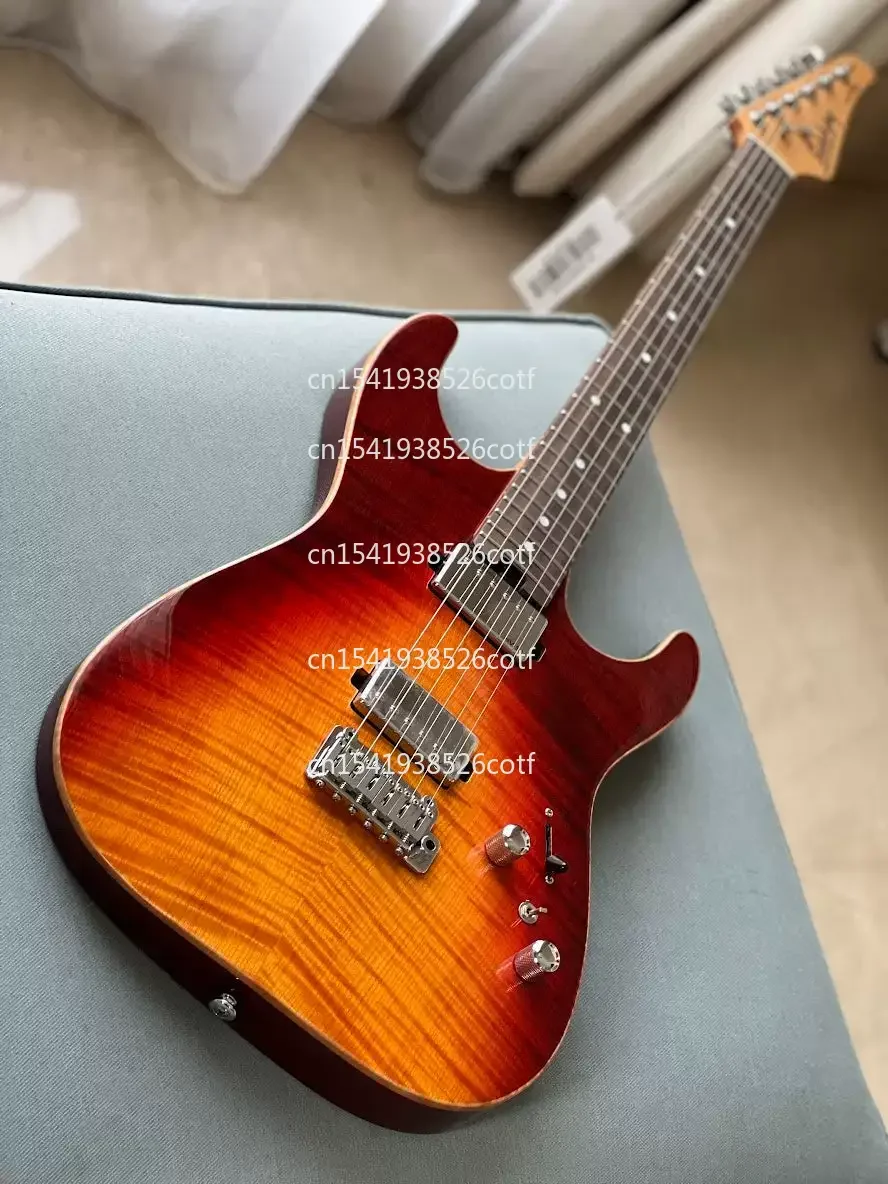 

Flame Tiger Pickup Electric Guitar with Unique Design for Musicians