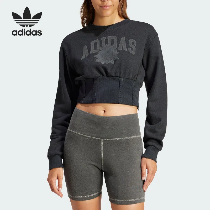 Adidas Clover Women's Short Sports Sweater Pullover IY9028