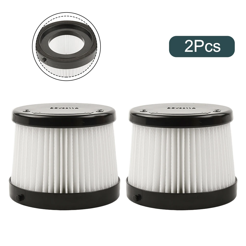 

High Quality Brand New Filter White/black #DCV5011H 2pcs Accessories Cordless For DEWALT Handheld Home Replacement