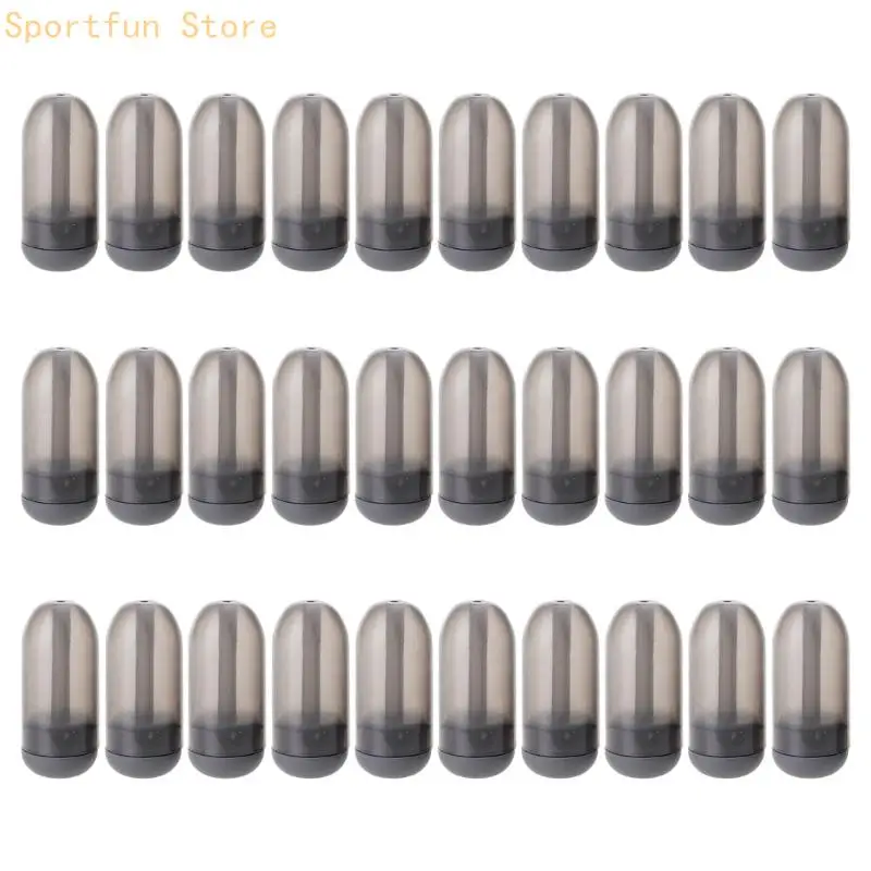 30pack Plastomer Fishing Float Tube Anti Current Fishing Float Tube For Enhances Underwater Baits Presentation X7JD
