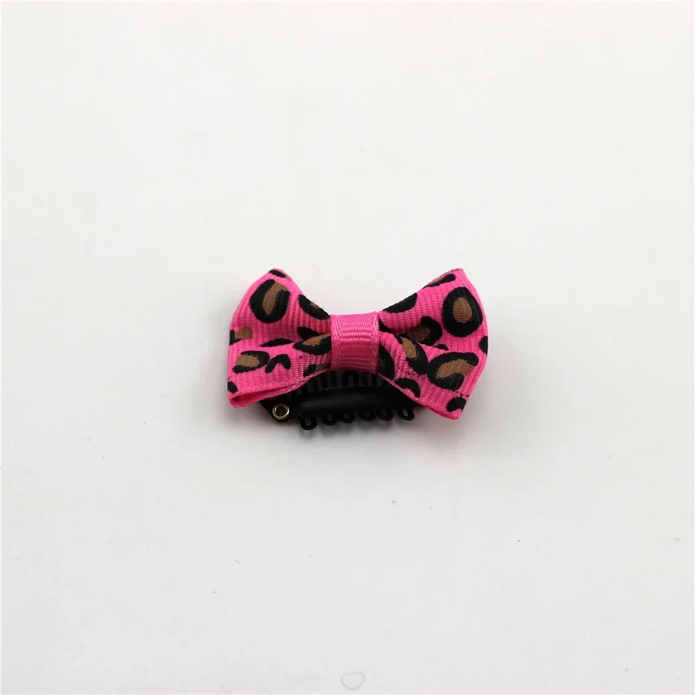 10pc Print Flower/Strawberry/Smile/Cartoon Babies Fine Wispy Hair Mini Latch Wisp Clip Newborn Bow Hair clips Infant Hairpin