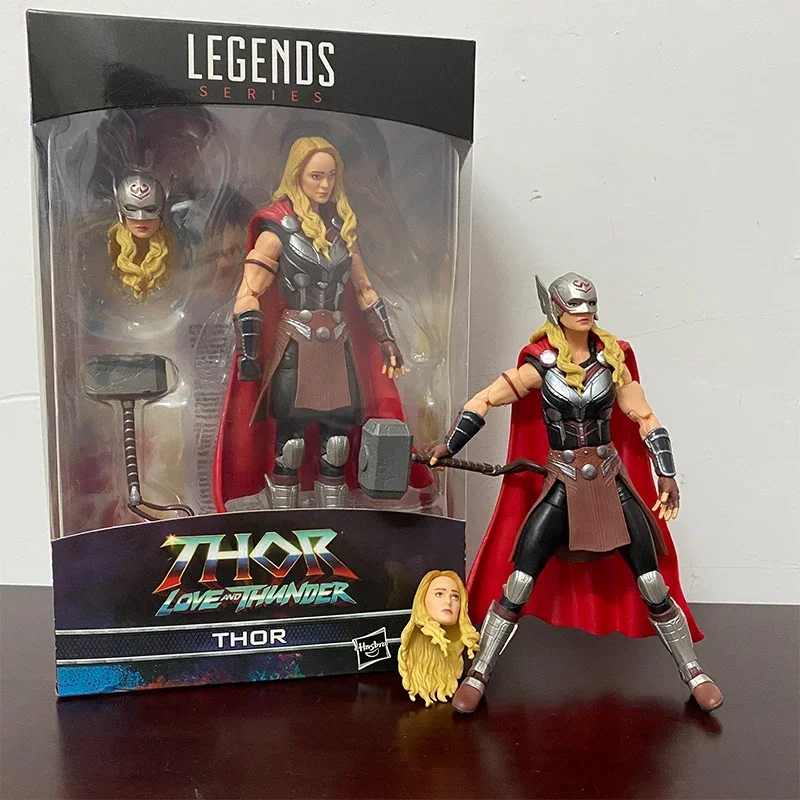 18 ซม.Legends Thor Love และ Thunder Lady Jane Foster ข้อต่อที่สามารถเคลื่อนย้ายได้ Action Figure เดสก์ท็อปชุดเครื่องประดับของขวัญ