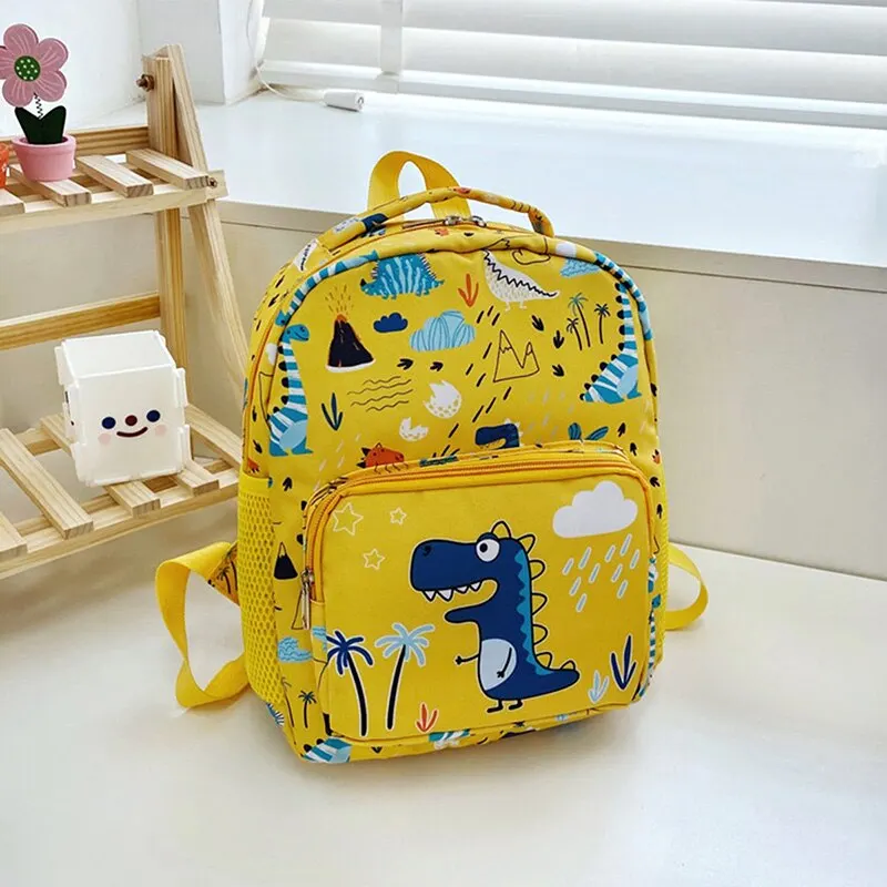 Cartoon Pattern Colorful Boys And Girls\' Small Backpack Pupil Bags Children Travel Backpack