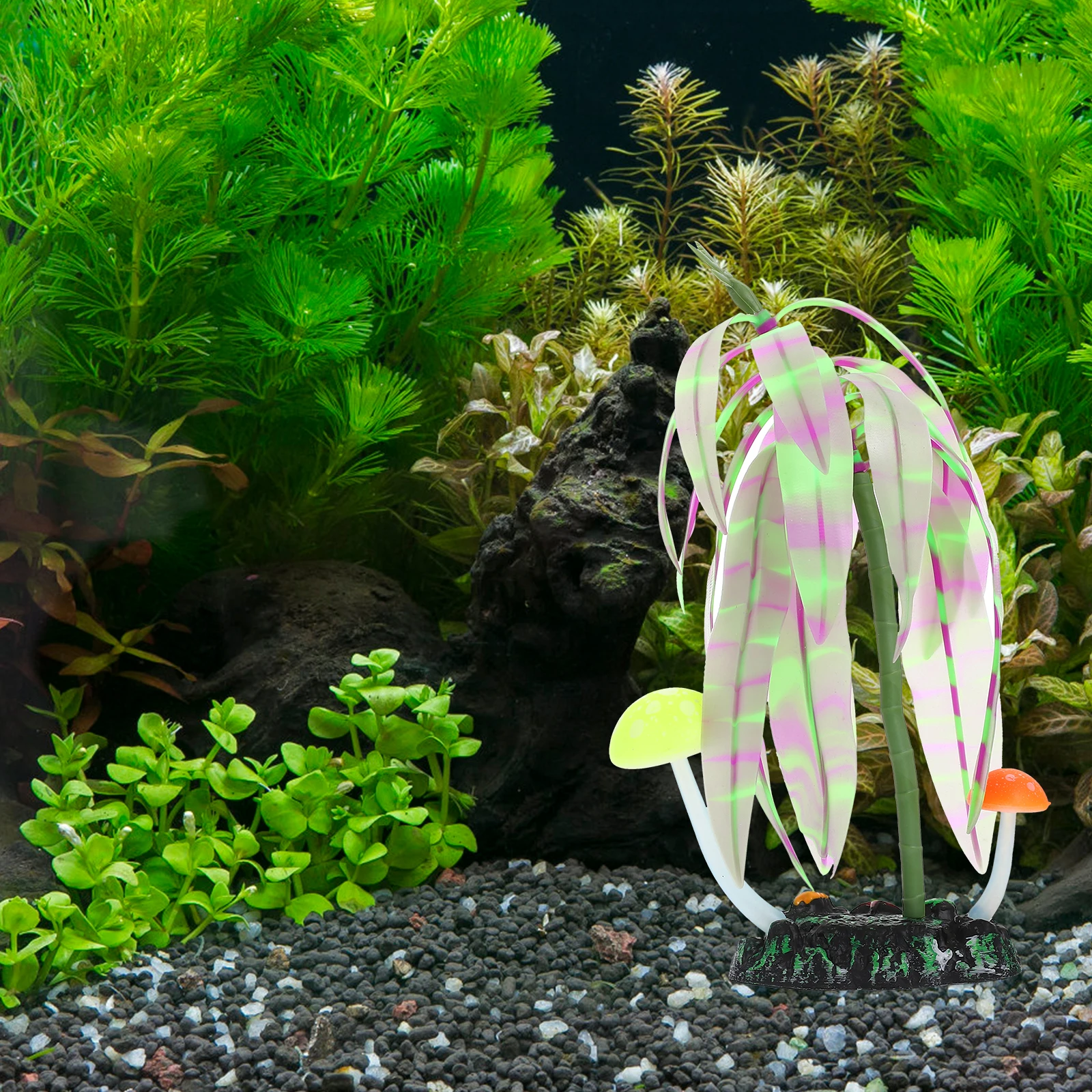 

Luminous Grass Tree Fish Tank Decoration Landscape Aquarium Accessory Plant Decorative Ornament Decorations Delicate Plants