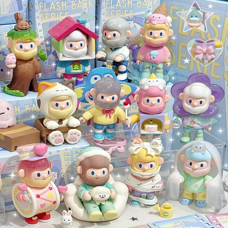 

Farmer Bob Flash Back Series Blind Box Cute Anime Figure Doll Toy Collectible Mystery Box Desk Decora Ornament Trendy Model Gift