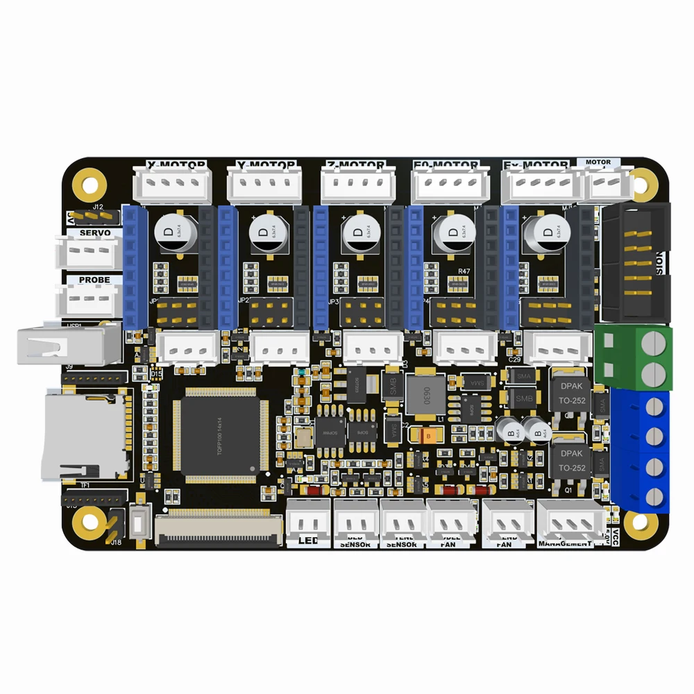 LERDGE 3D Printer Motherboard 32bits 3.5 Inch Display for Delta XYZ Corexy DIY 2IN1 Extruder Klipper Board TMC2209 Kit Ender 3