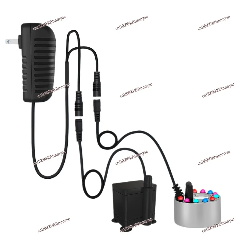 

Small Rockery Flowing Water Bonsai Water Pump Atomizing Machine Circulating Fog Maker