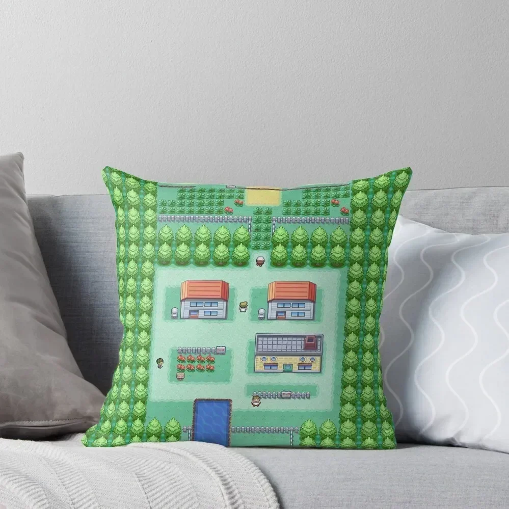 

Dreams of Pallet Town (Leaf) Throw Pillow Decorative Cushion Ornamental Pillow pillows decor home pillow