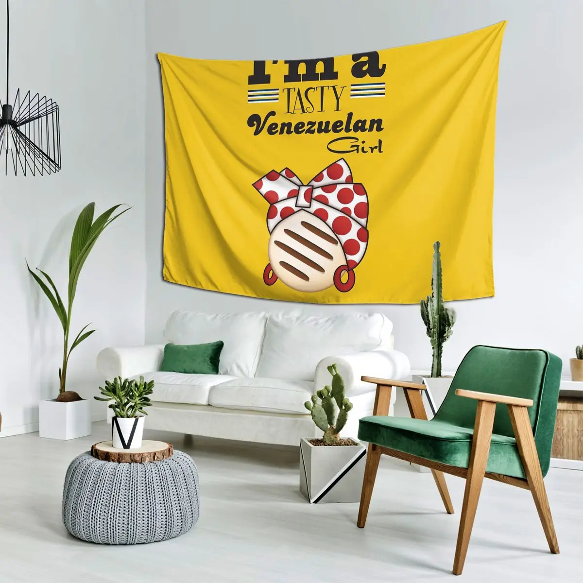 

Arepa Венесуэль, я вкусный венесуэльский гобелен для девочек, настенный эстетический домашний декор, гобелены для гостиной, спальни