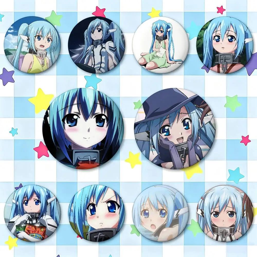 Nymph Heaven's Lost Property Badges 25 32 44 58 75 Mm Round Cosplay Pin Bag Decor Fans Collect Friends Gifts Brooch Souvenir