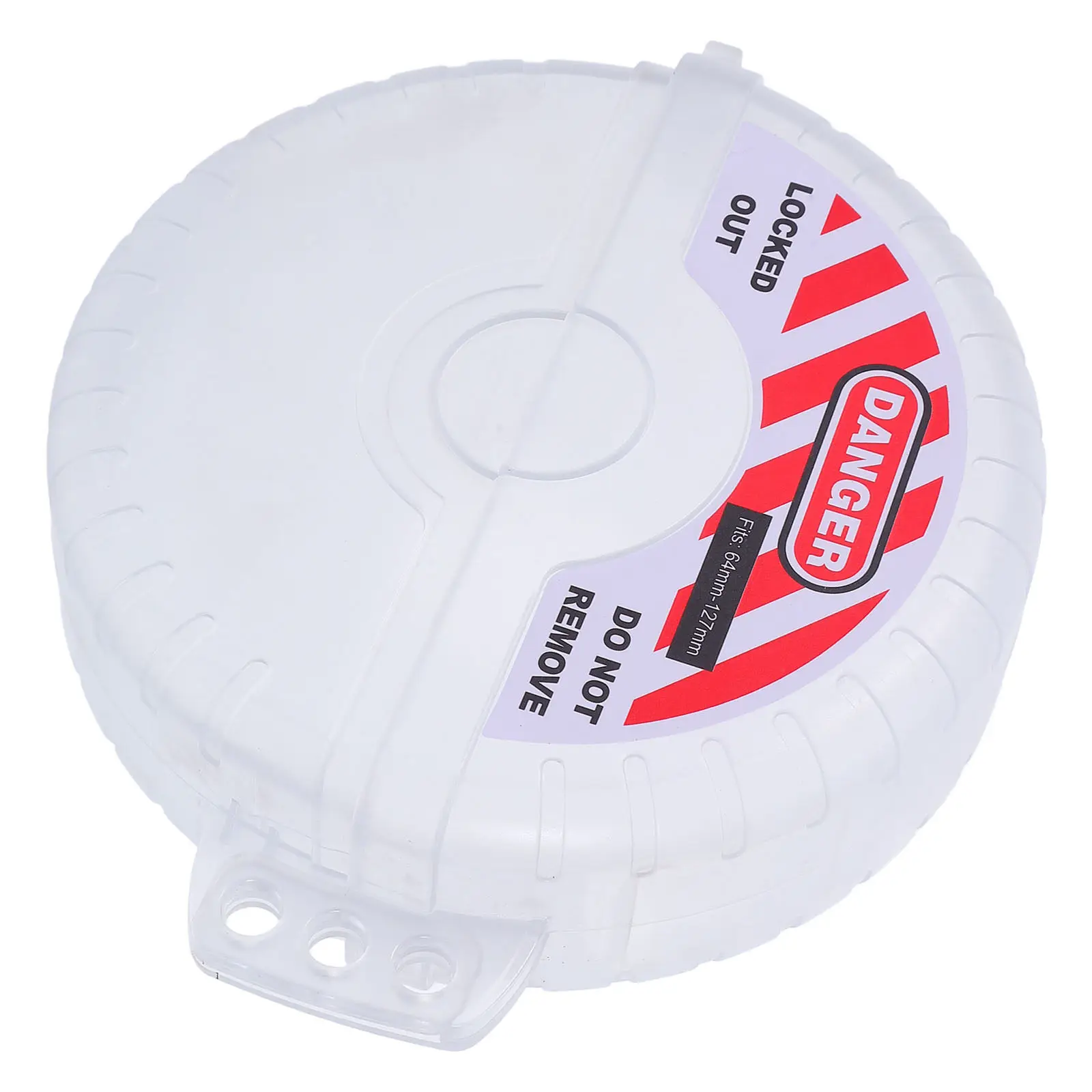 Valve Lockout Device Transparent Outdoor Plastic Water Spigot Lock for 25 to 64mm Garden Hose Bib Safety