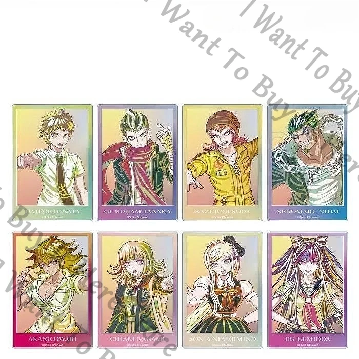 

Anime Danganronpa Nanami ChiaKi Naegi Makoto Sonia Nevermind Kazuichi Souda Tanaka Gandamu Cosplay Transcard Card Mascot Gift