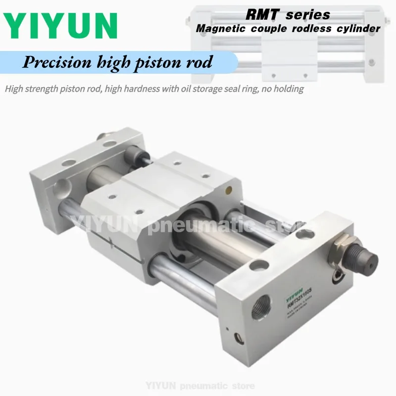 

1 шт. бесштоковый цилиндр YIYUN серии RMT (RMT16, RMT20, RMT25, RMT32, RMT40) с ходом 100 мм, 200 мм, 300 мм, 400 мм, 500 мм, 600 мм, 700 мм, 800 мм