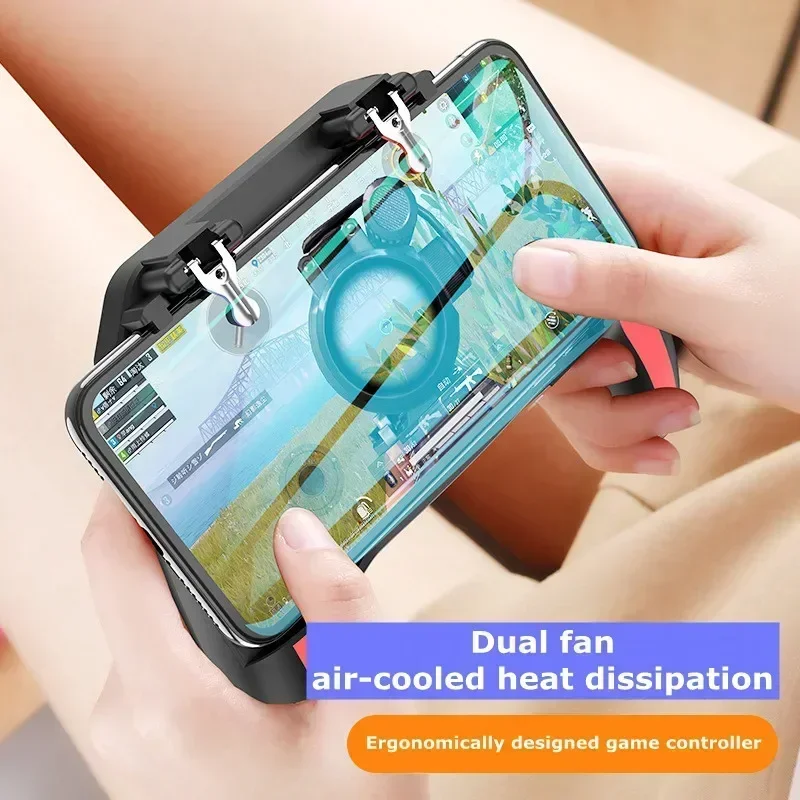 Poignée De Jeu Pour Téléphone Avec Radiateur Semi-conducteur Et Ventilateur - Compatible IOS Et Android