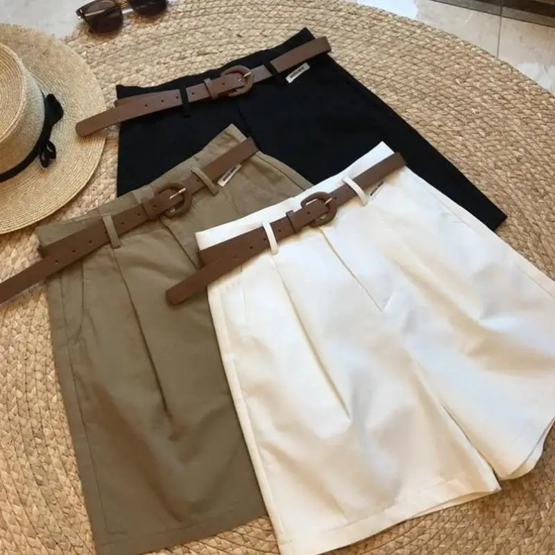 

Loose Cotton orts Summer New Sle Wide Leg ort Pants Men's Faion Ciwalk Vintage Sle Nine Points Pants