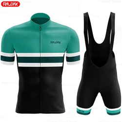 RAUDAX Cycling Jersey Set Summer Short Sleeve Breathable Men's MTB Bike Cycling Clothing Maillot Ropa Ciclismo mountain bike