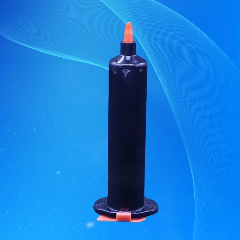 20 Sets 30ml Black Pneumatic Syringe Kit | UV-Resistant Dispensing Barrel with Piston & End Caps for Epoxy, Silicone & Adhesives