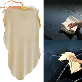 40X70 cm Forma libera Pulizia Panno in vera pelle Auto Auto Cura della casa Moto Essiccazione naturale Camoscio Circa assorbimento d'acqua