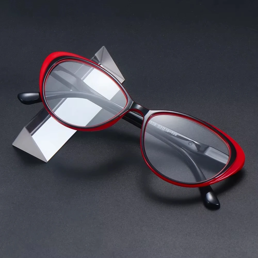 1pc Cat eye reading glasses for women, fashionable presbyopia lenses, Vintage style, +4.0 to +1.0 diopters image 2