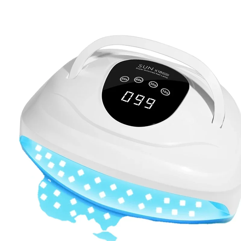 SUN X18 MAX 320W Professional Auto Sensor UV LED Nail Lamp Manicure Nails Gel Polish Drying Machine 48W Plastic Nail Drying Lamp