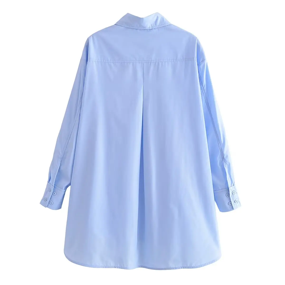 Maxdutti 2023 Spring England Style Shirt Women Solid Loose Blouse Fashion Boyfriend Casual  Tops