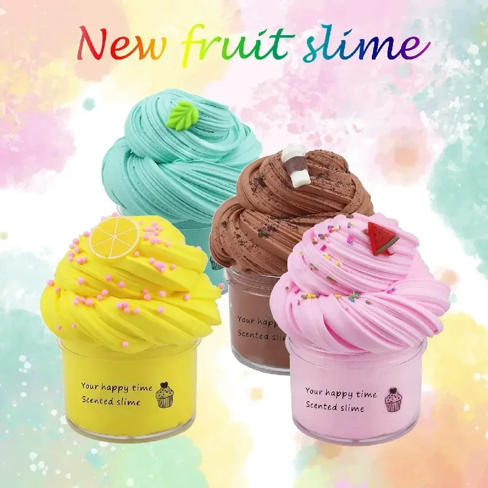زبدة الوحل رقيق Slimes البلاستيسين صنع الاطفال لعبة المعجون الحلزون لعبة الاطفال الوحل كريم سحابة البلاستيسين الهدايا لعب للأطفال #3