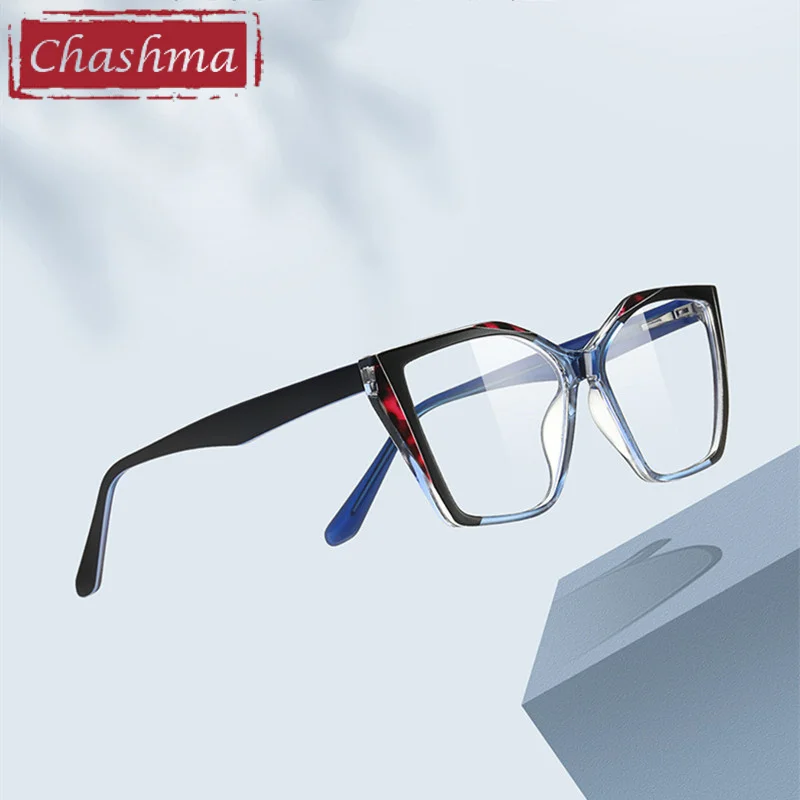 Chashma Prescription Glasses Optical Crystal Light Teens Eyeglasses Frames Women Lenses Spring Hinge Temple Spectacles Flexible