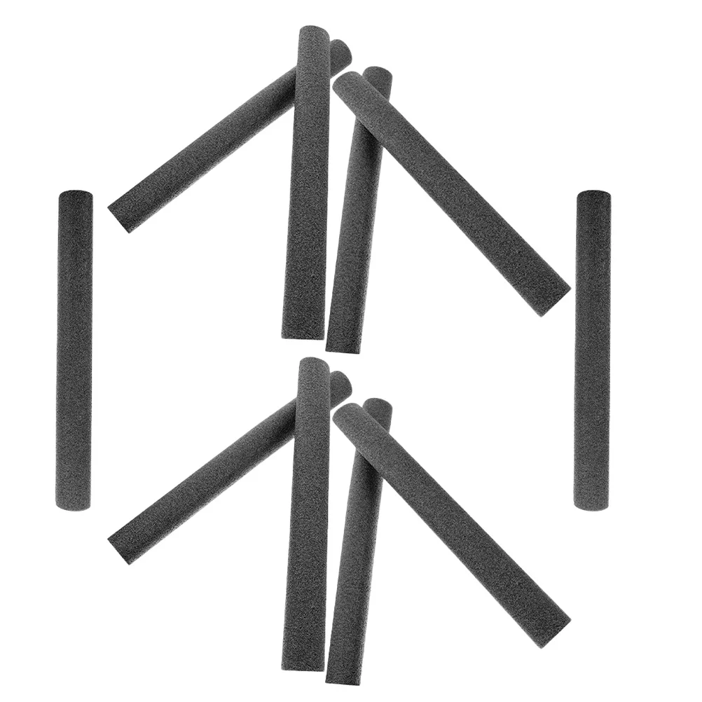 12 قطعة أنبوب رغوة الأنابيب العزل الأسود الحفاظ على الحرارة غطاء ل انبوب ماء حماية البولي ايثيلين معزول أنابيب سبليت