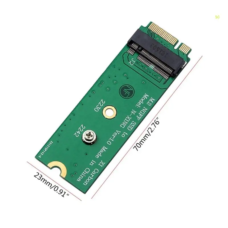 20+6 ピン SSD から NGFF M.2 SSD アダプターコンバーターデータストレージドロップシップのための簡単な接続