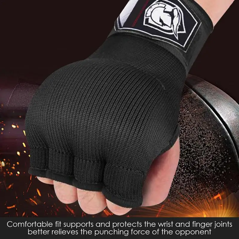 Hand Wrap For Boxing Shock-Absorbing Gel Hand Wraps Multipurpose Stylish Hand Wraps Portable Boxing Mittens For Training &