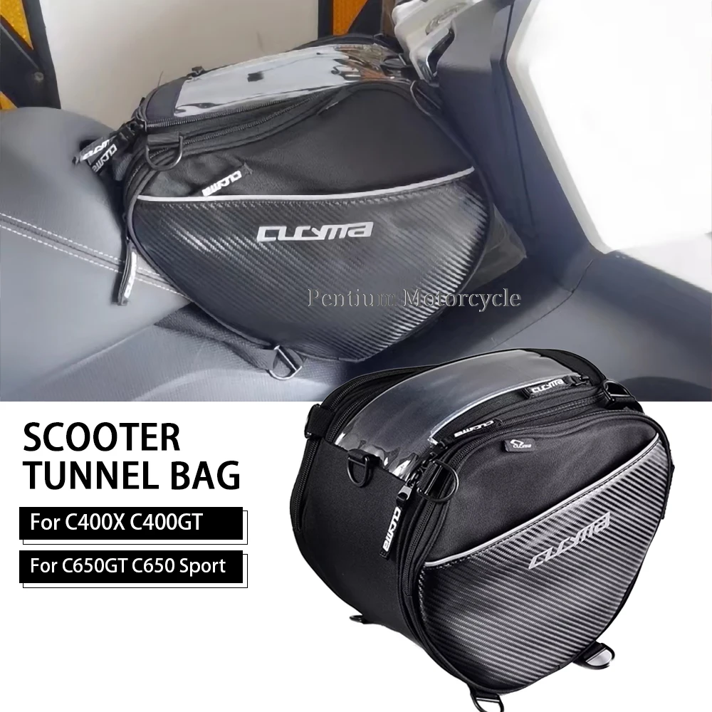 

Motorcycle Scooter Tunnel Seat Bag For BMW C400X C400GT C650GT C650 Sport C 400 650 X GT Tank Saddle Bags Pedal package