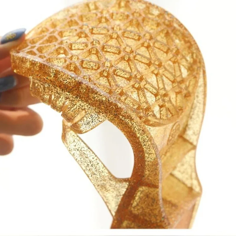Shoes Bedroom Women's Slippers and Ladies Sandals Jelly Transparent Slides Bathroom Rubber Flip Flops Clear Wholesale on Sale 39 image 4