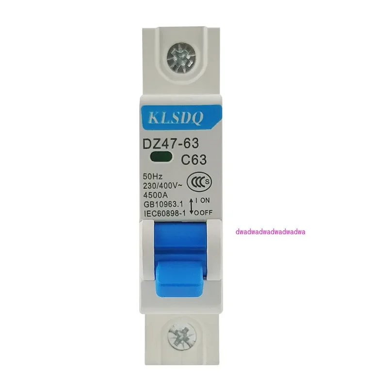 

Air switch DZ47-63 miniature circuit breaker 2P63A switch 1P2P3P4P miniature circuit breaker C45 switch