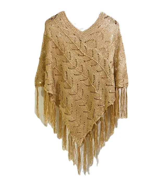 Batwing Blouses Women Tassels Pullovers Woman Sequined Blouses Femme Lady Shiny Tassels Tops