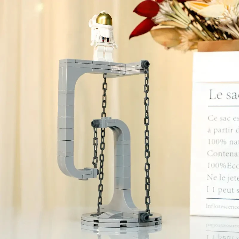 56 ชิ้น Suspension Tension Balance กรอบ Building Block ชุดตกแต่งปริศนาสร้างสรรค์ประกอบของเล่นสําหรับของขวัญวันฮาโลวีนคริสต์มาส