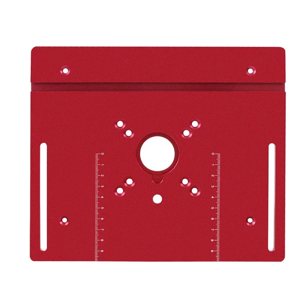 Invert And Mount Aluminum Router Plate CNC Aluminum Insert Plate Resist Wear And Tear Stable Construction Aluminum Alloy