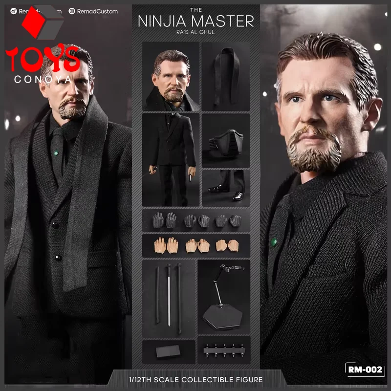 

In Stock Remad Custom RM002 1/12 Scale Liam Neeson Action Figure 6'' Male Soldier Figure Full Set Collection Model Toy