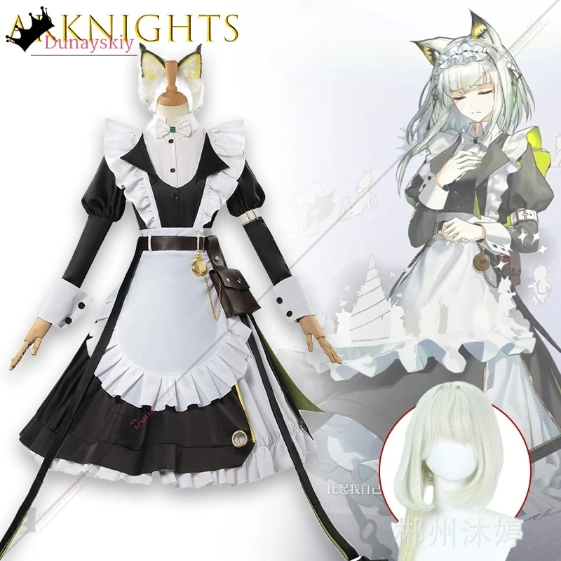 

Arknights Kaleshi Time Lost Cosplay Costume Character Dress{YiNuo}Anime Outfit Role Playing Comic Maid costume Newly MaidOutfit﻿